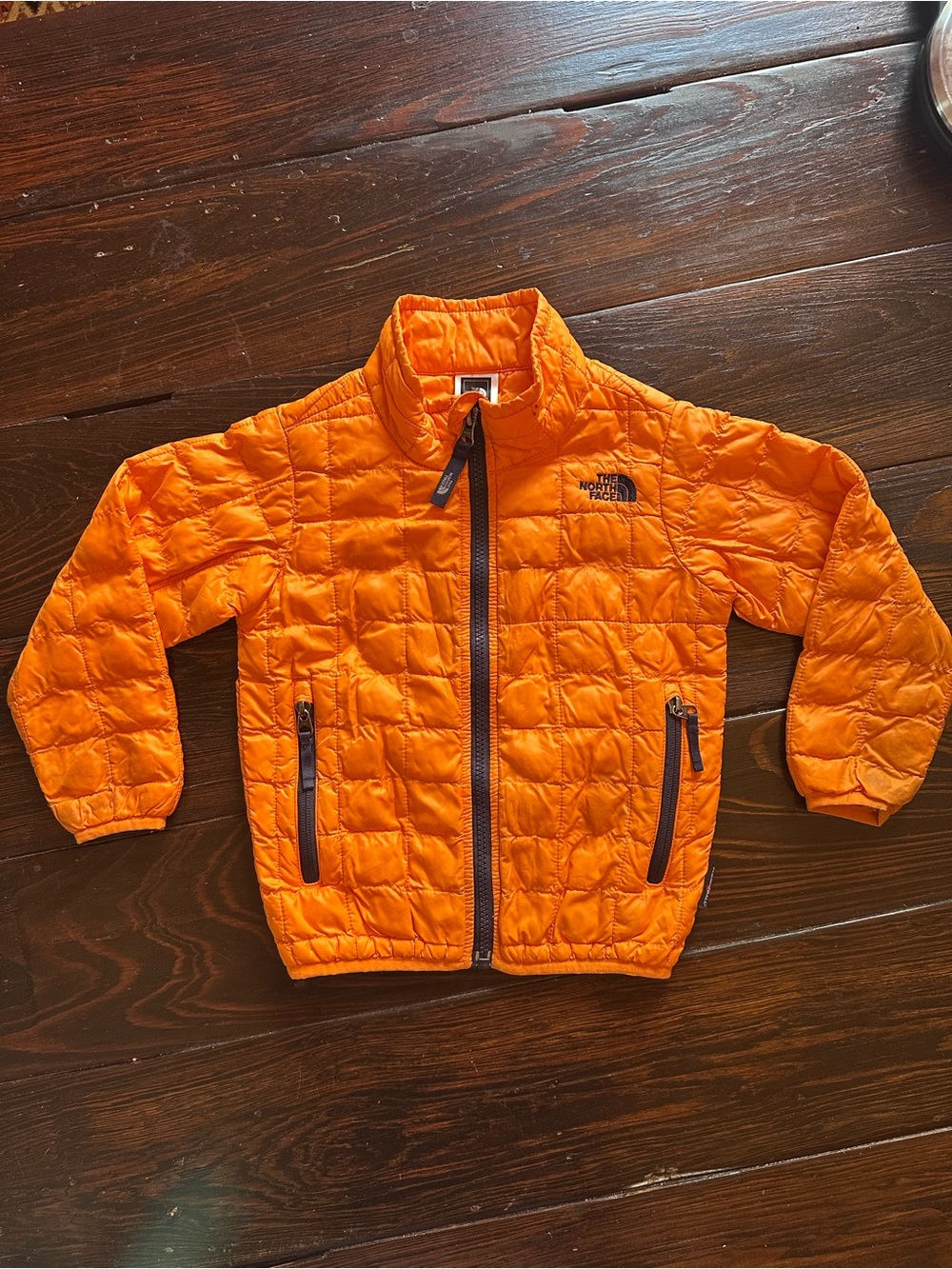 The North Face Kids Orange Lightweight Quilted Puffer Jacket